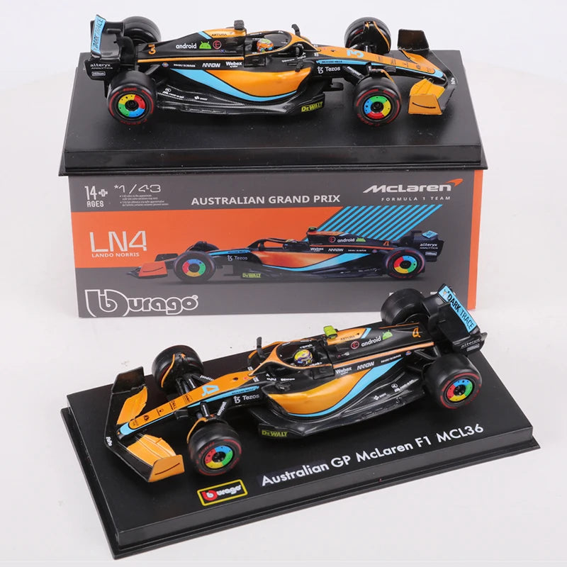 Bburago 1:43 2022 McLaren MCL36 F1 Racing Car