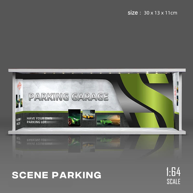 1/64 Garage Model Scene with Light