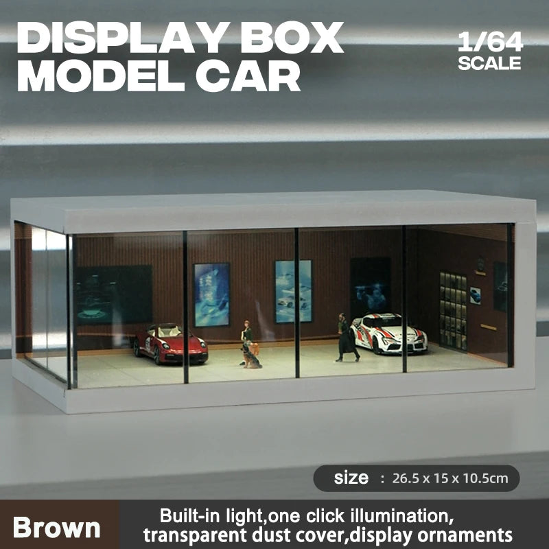 1/64 Garage Model Scene with Light