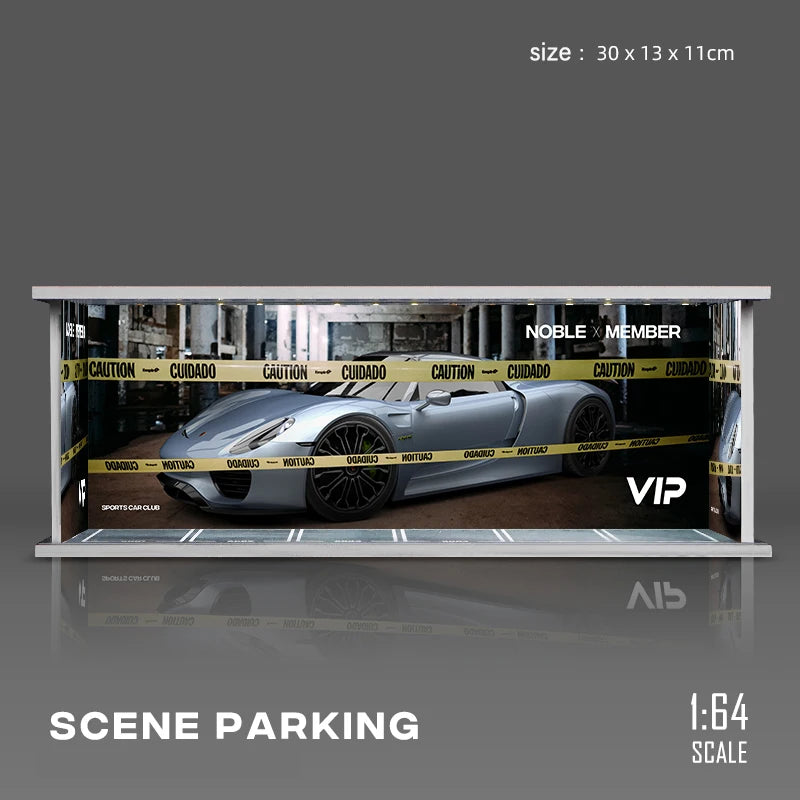 1/64 Garage Model Scene with Light