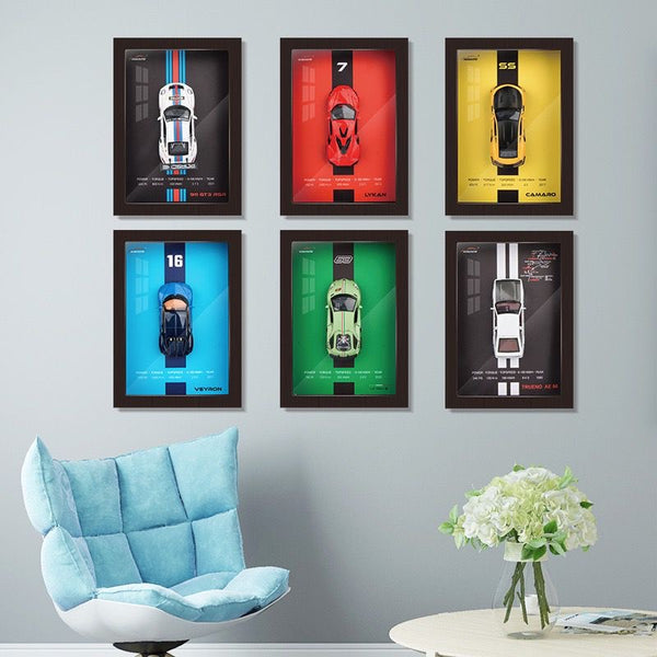 1:32 Diecast Car with Display Frame