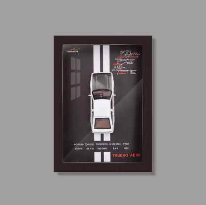 1:32 Diecast Car with Display Frame