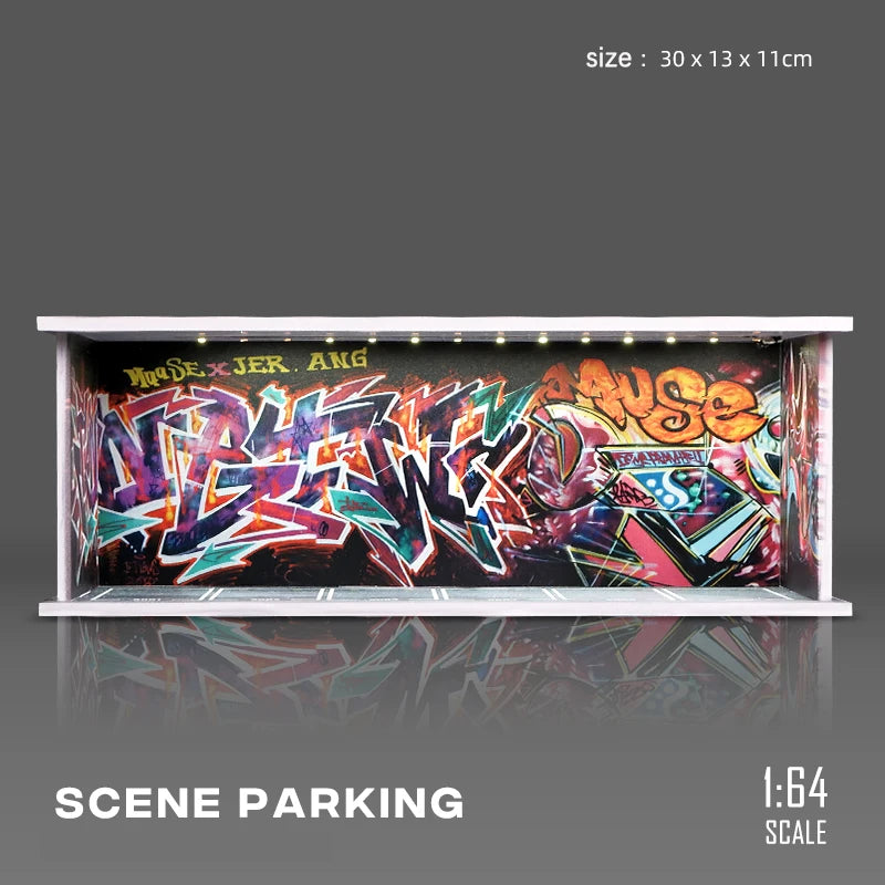 1/64 Garage Model Scene with Light