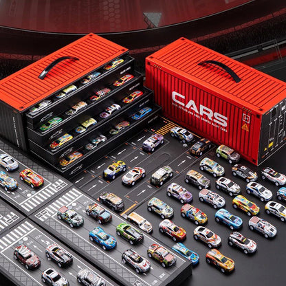 48-Piece Alloy Car Gift Set for Kids