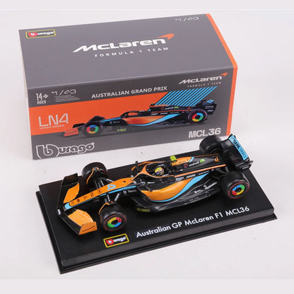 Bburago 1:43 2022 McLaren MCL36  F1 Racing Car