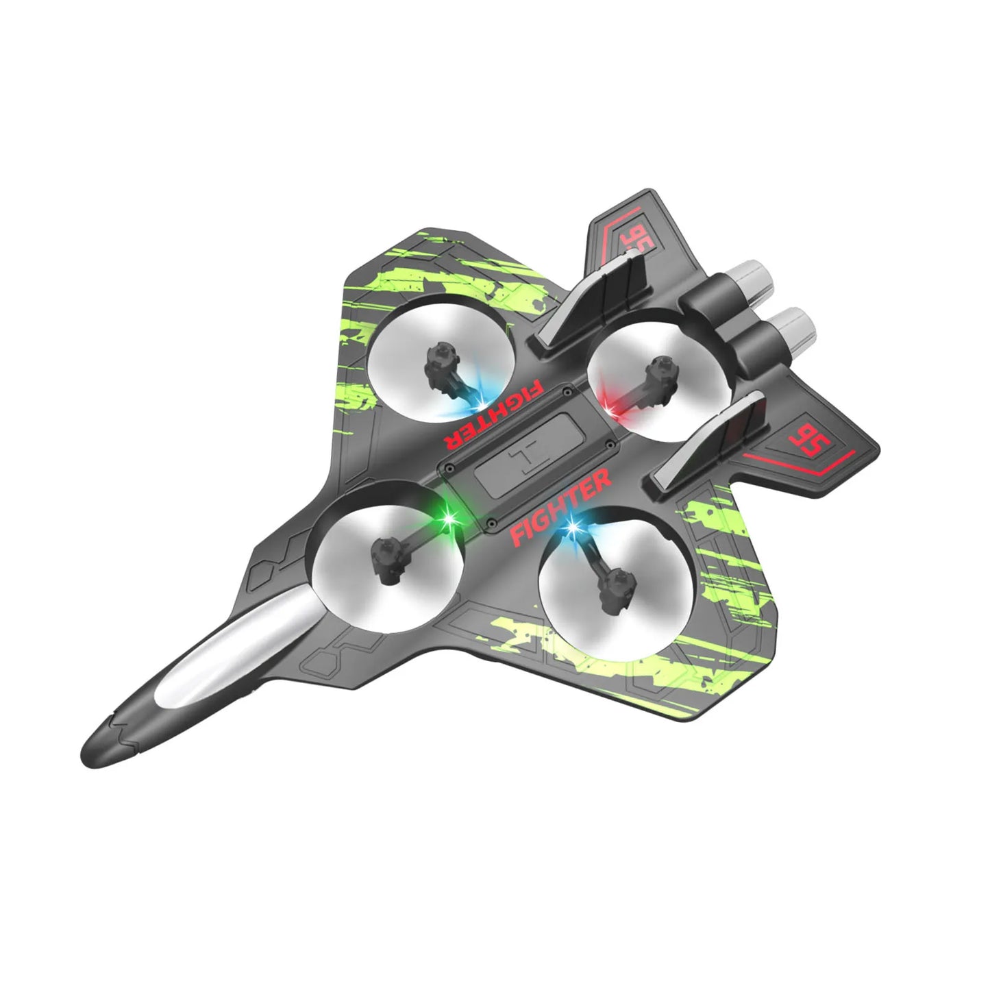 RC Jet Plane – 2.4G Foam Glider with Lights