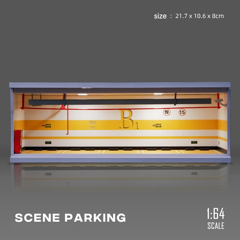 1/64 Garage Model Scene with Light