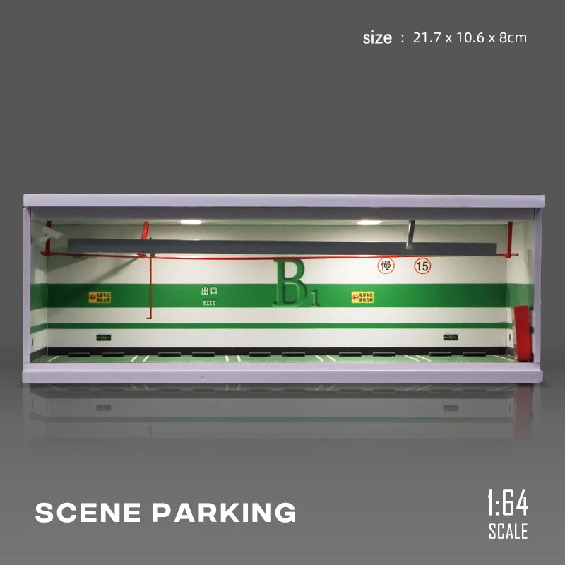 1/64 Garage Model Scene with Light