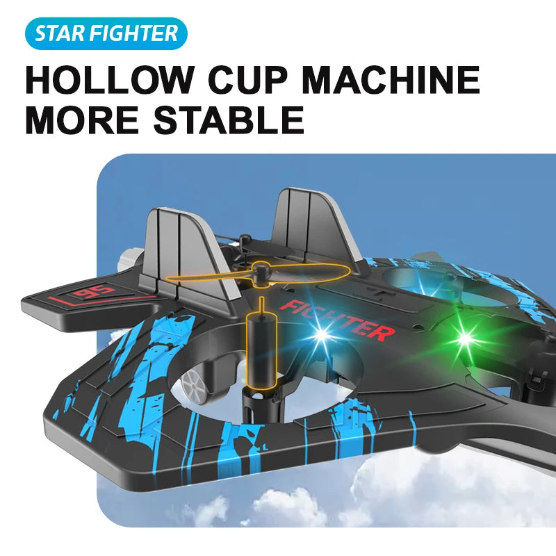 RC Jet Plane – 2.4G Foam Glider with Lights