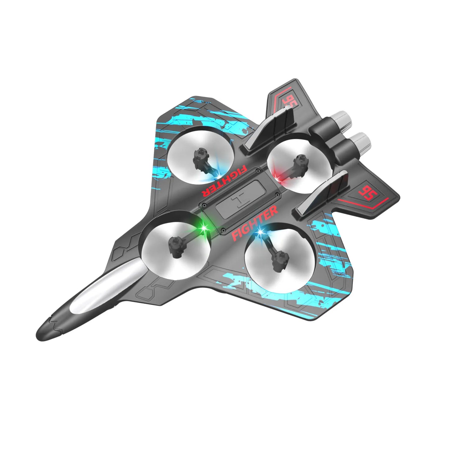 RC Jet Plane – 2.4G Foam Glider with Lights