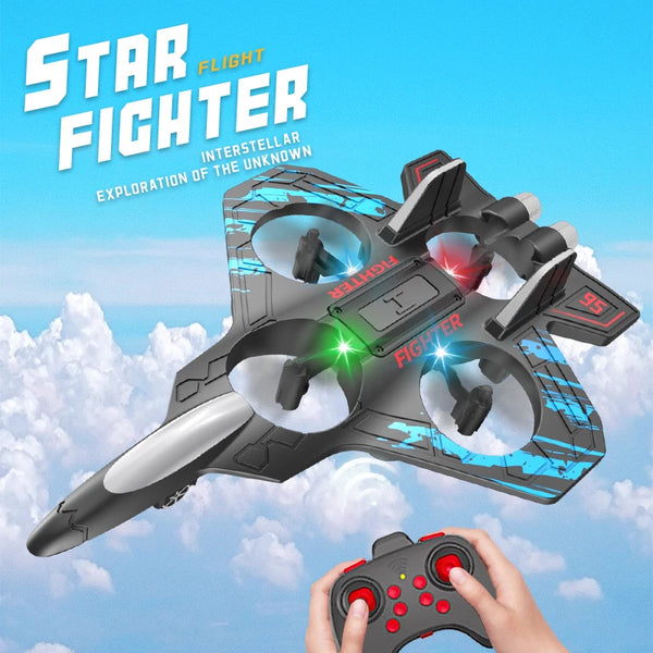 RC Jet Plane – 2.4G Foam Glider with Lights
