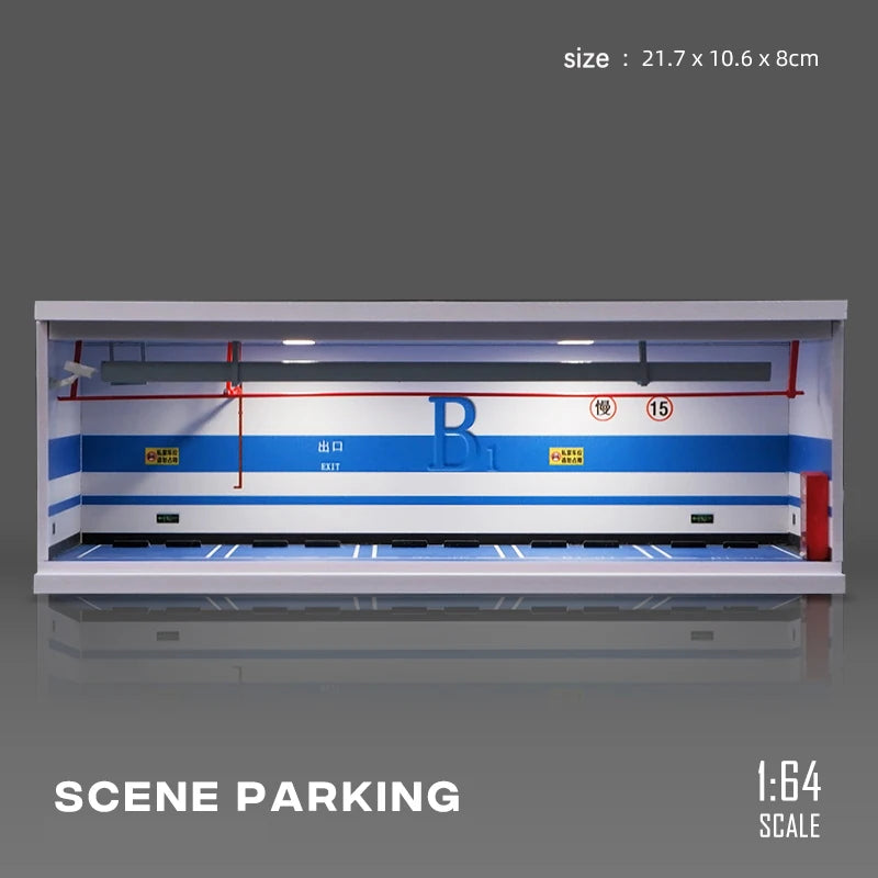 1/64 Garage Model Scene with Light